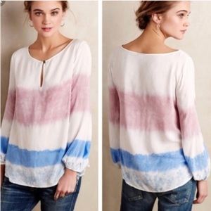 NWT Holding Horses Melting Stripes Blouse Medium